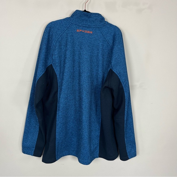 MEN’S SPYDER ZIP UP JACKET IN BLUE AND ORANGE SIZE XL - Picture 10 of 15